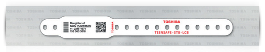 Pulsera de Identificación Toshiba